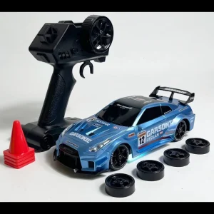 Nissan GTR R35 RC Drift Car Metalic Blue